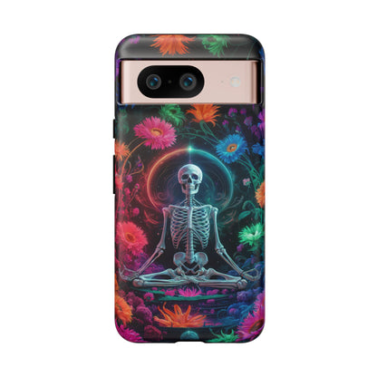 iPhone 16 Zen Skeleton With Wildflowers