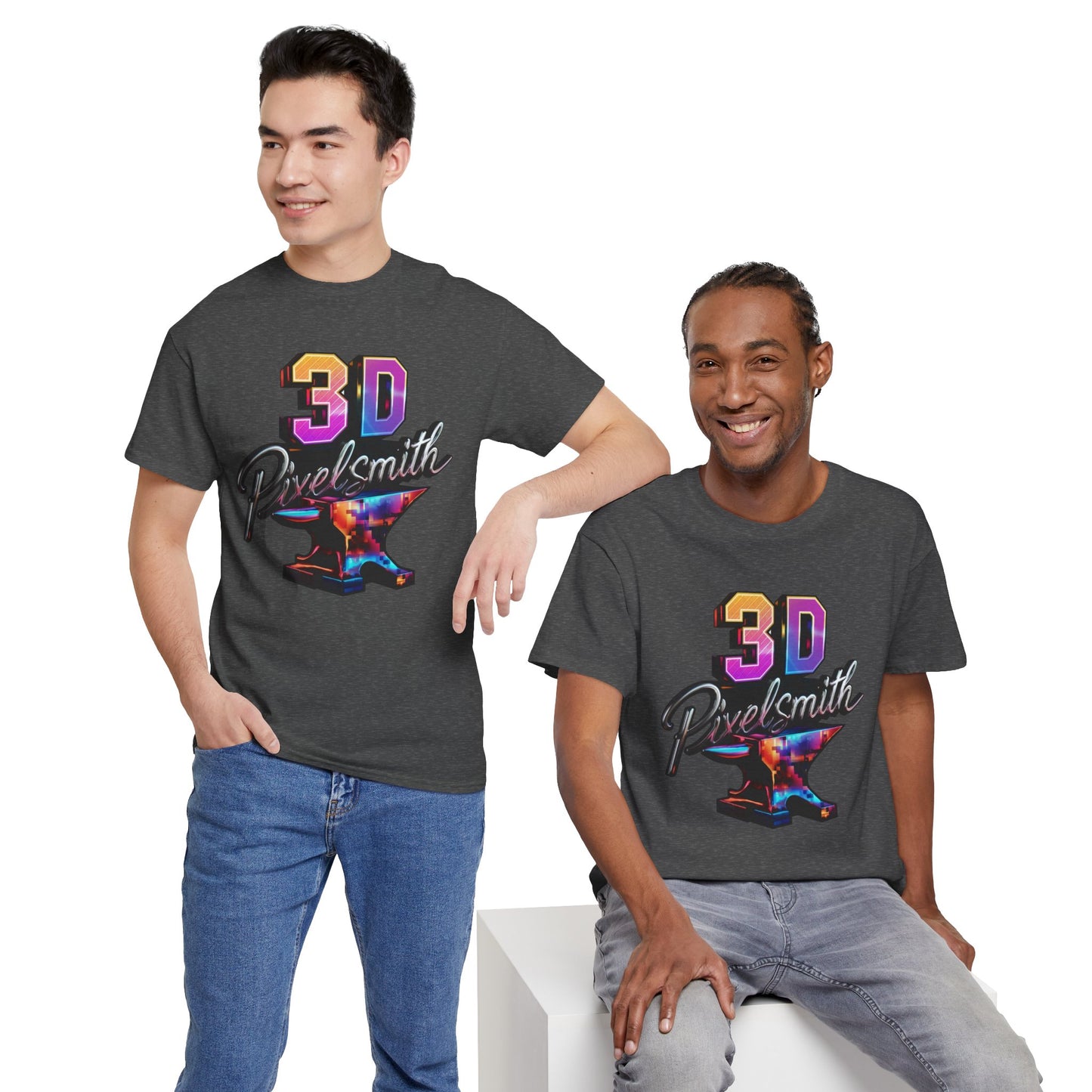 3D Pixelsmith Unisex Heavy Cotton Tee