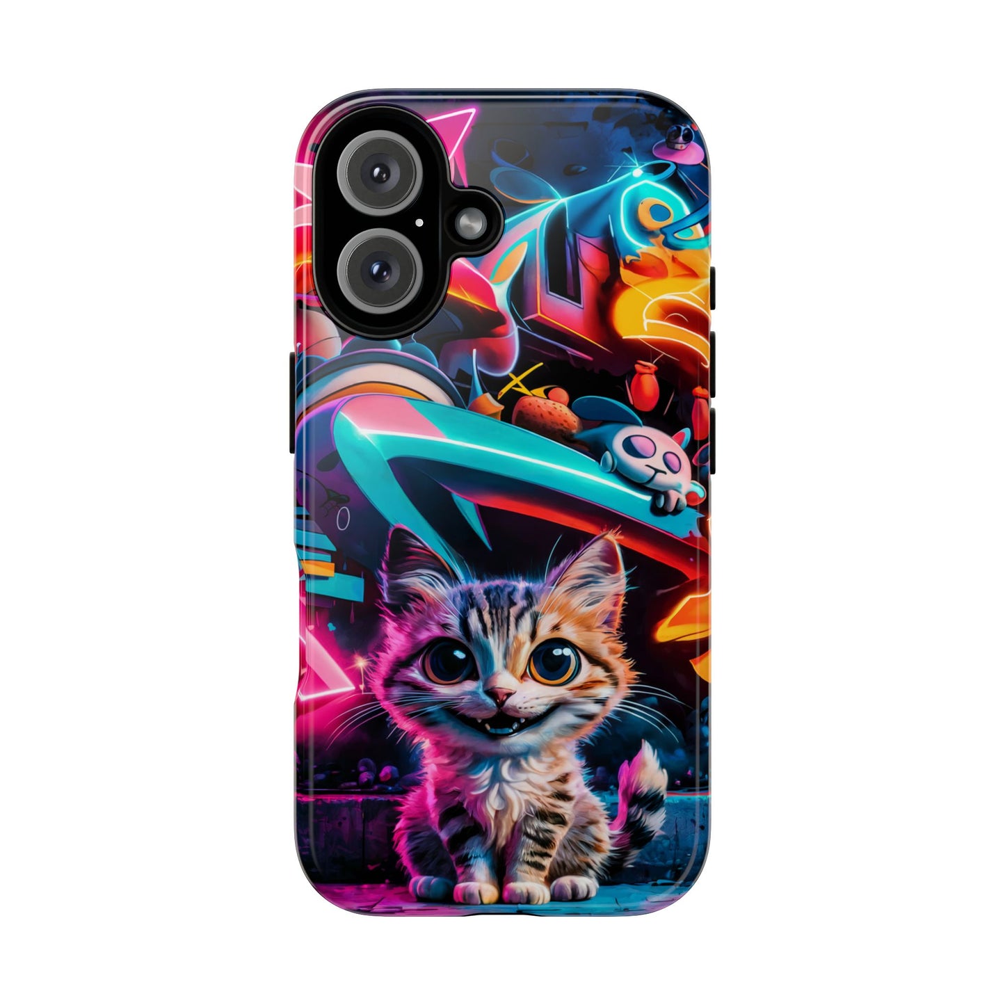 Super Cute Graffiti Cat Phone Case