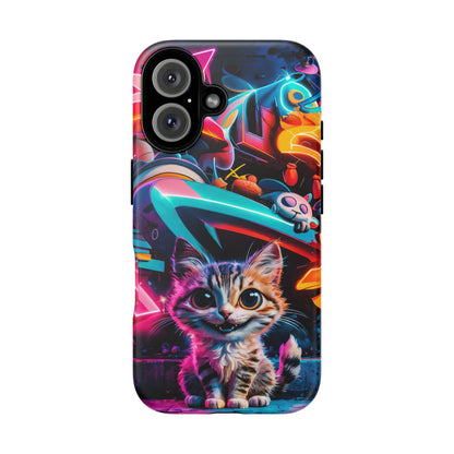 Super Cute Graffiti Cat Phone Case