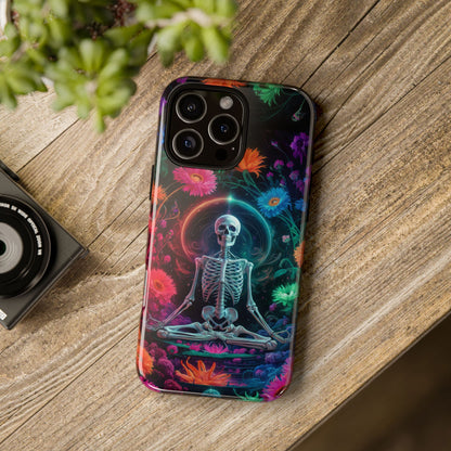 iPhone 16 Zen Skeleton With Wildflowers