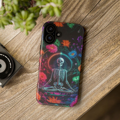 iPhone 16 Zen Skeleton With Wildflowers