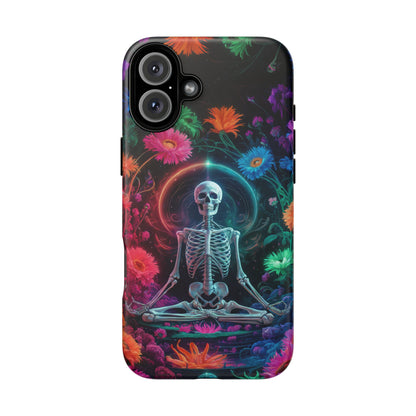 iPhone 16 Zen Skeleton With Wildflowers