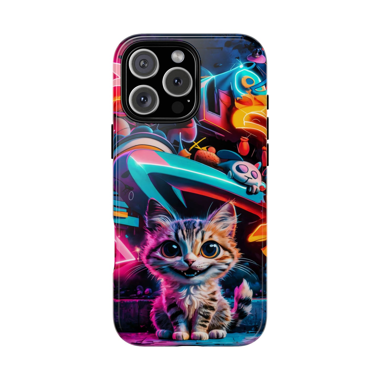 Super Cute Graffiti Cat Phone Case