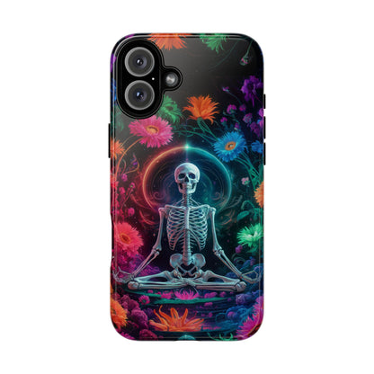 iPhone 16 Zen Skeleton With Wildflowers