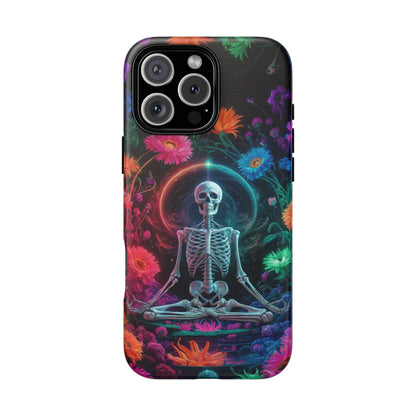 iPhone 16 Zen Skeleton With Wildflowers