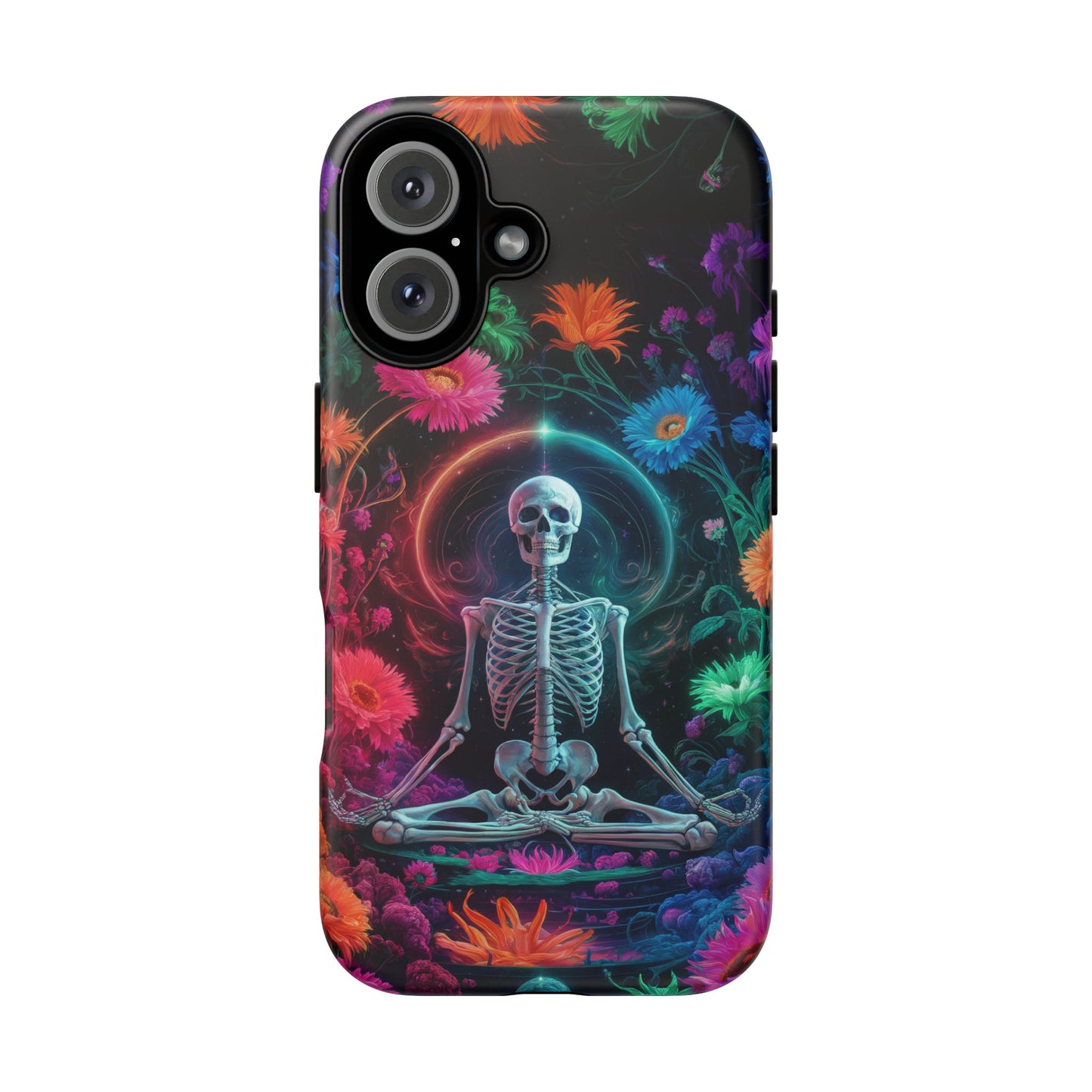 iPhone 16 Zen Skeleton With Wildflowers