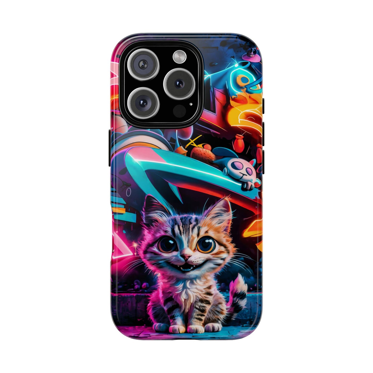 Super Cute Graffiti Cat Phone Case