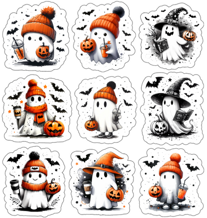 Cute Ghosts Halloween Bundle Super Pack