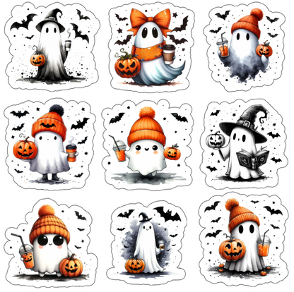 Cute Ghosts Halloween Bundle Super Pack