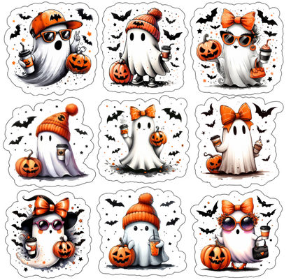 Cute Ghosts Halloween Bundle Super Pack